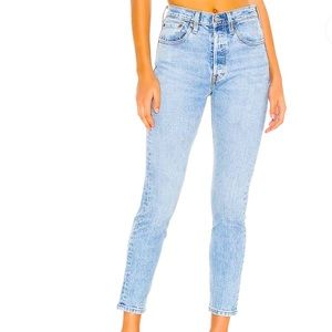 501 SKINNY PREMIUM JEANS TANGO LIGHT WASH CROP